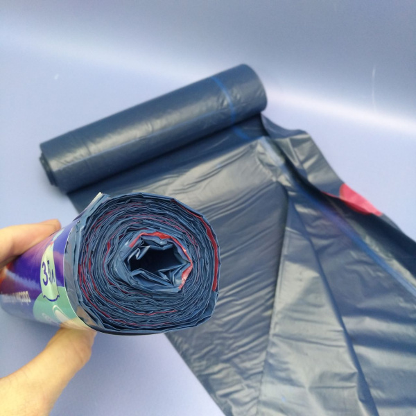 Мешки для мусора двухслойные с завязками 10 шт., 35 литров "Не узнать что внутри" (50х60 см., 30мкм)